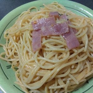 いちいち茹でない時短パスタで　ペペロンチーノ